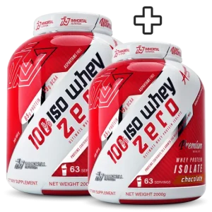 2x immortal iso whey zero 2kg (4000gr)
